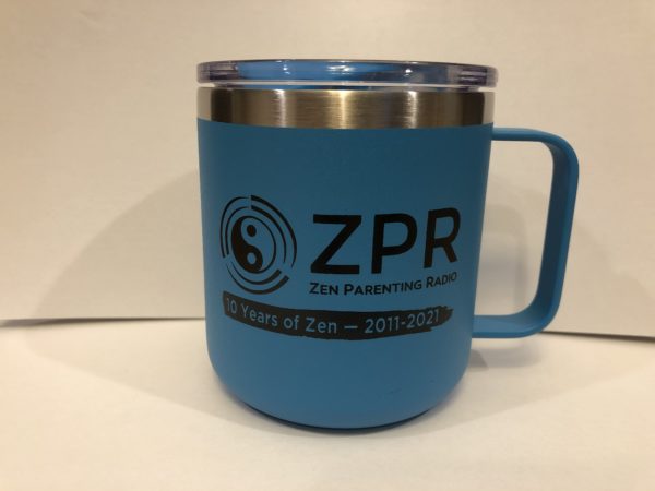 Zen Parenting 10 year anniversary Camper Mug